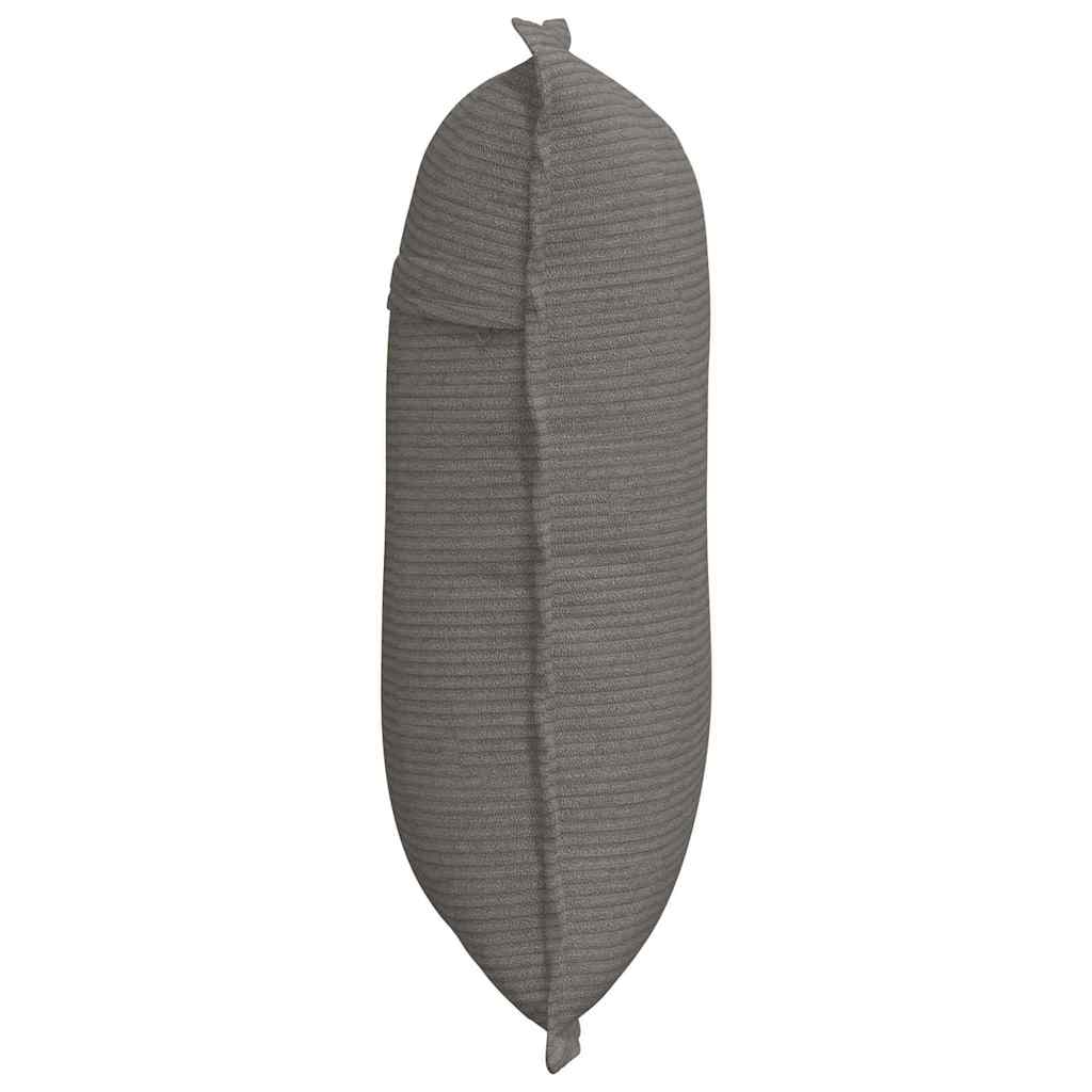 vidaXL Rücken Kissen Hellgrau 50 x 45 cm Cordstoff