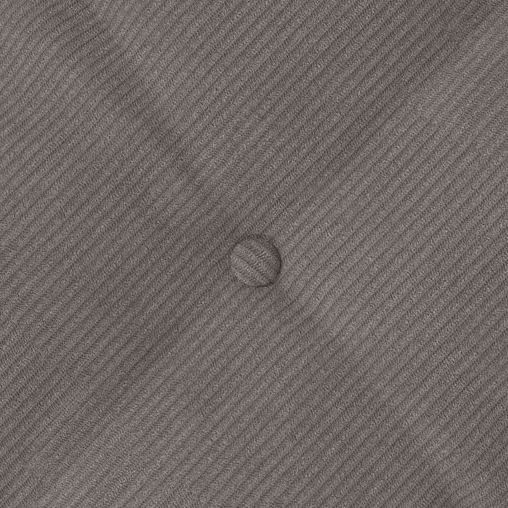 vidaXL Rücken Kissen Hellgrau 50 x 45 cm Cordstoff