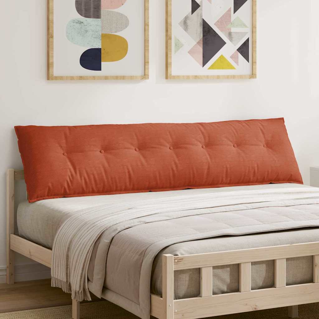 vidaXL Rücken Kissen Hellgrau 50 x 45 cm Cordstoff