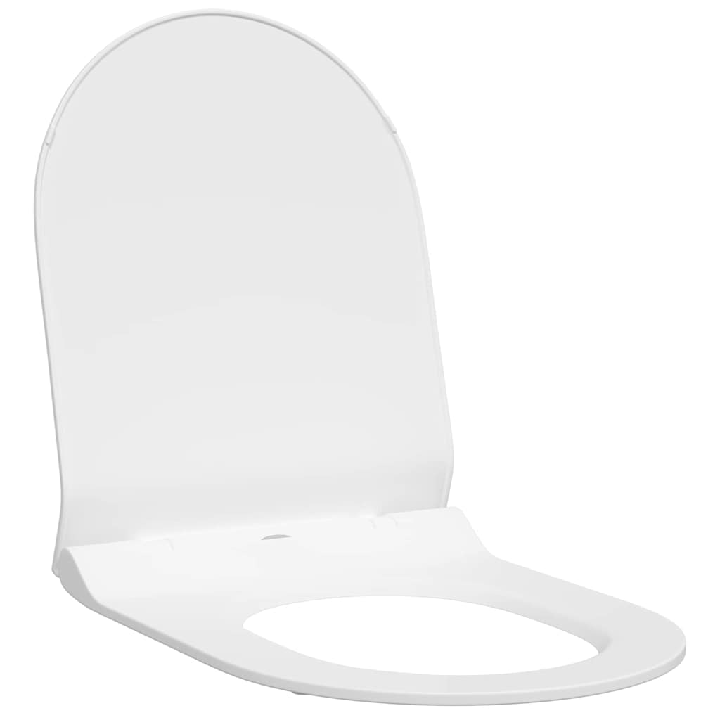 vidaXL Toilettensitz Verstellbar Weiß 48,5 x 36 x 5 cm Polypropylen