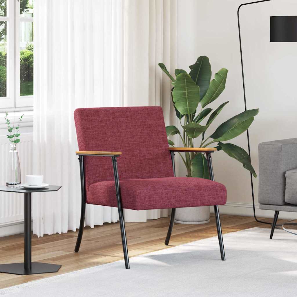 vidaXL Sessel Hellgrau 59 x 75 x 78 cm Stoff