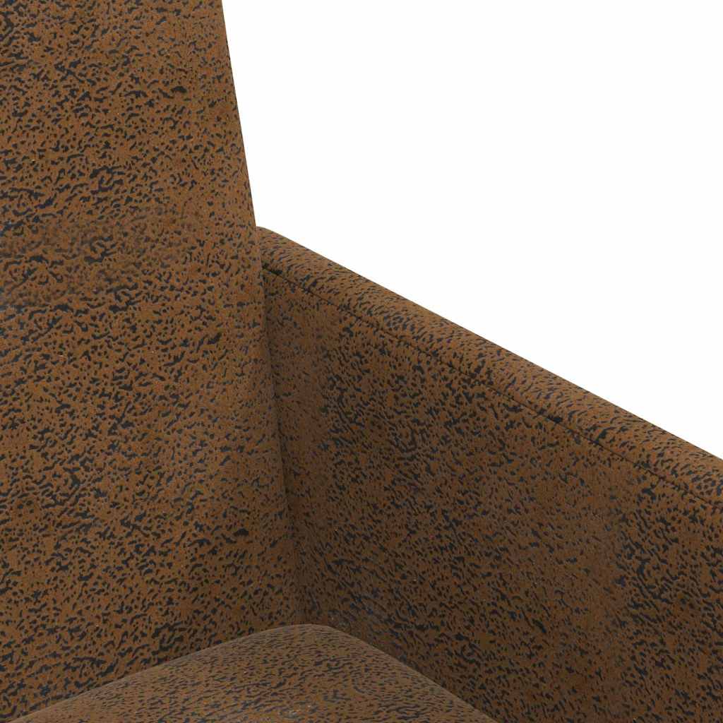 vidaXL Esszimmerstühle mit Rollen 2 pcs Braun 57 x 66 x 94 cm