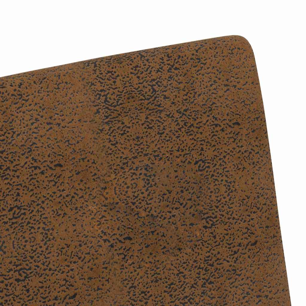 vidaXL Esszimmerstühle mit Rollen 2 pcs Braun 57 x 66 x 94 cm