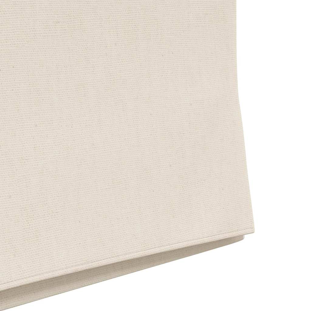 vidaXL Esszimmerstühle mit Rädern 2 pcs Beige 57 x 67 x 95 cm Leinen