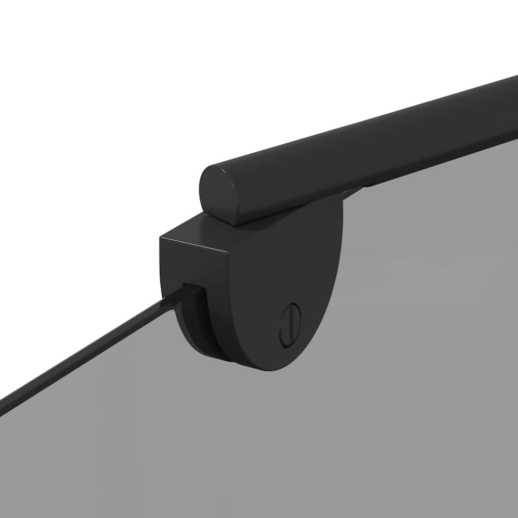 vidaXL Bi-Falt Duschumhausung Dunkel transparent 120 x 67 x 129 cm