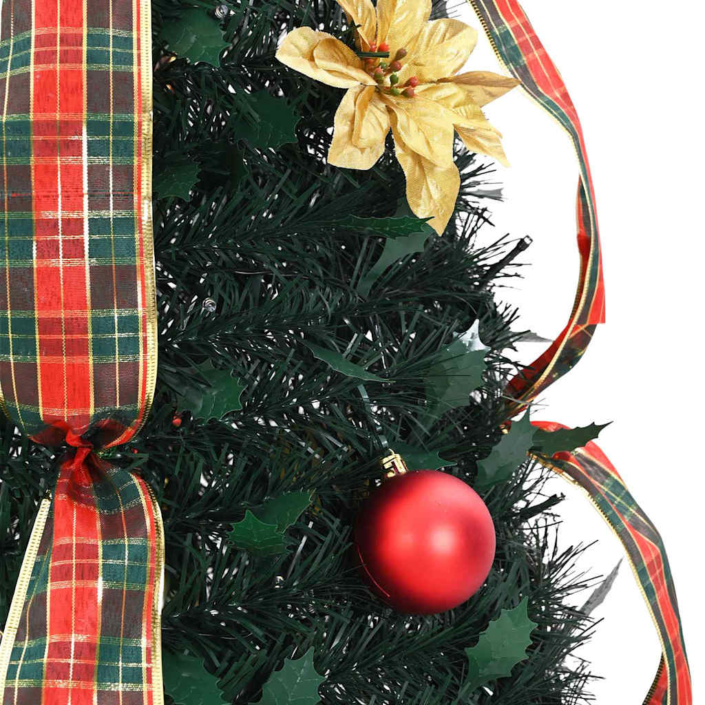 vidaXL Künstlicher Weihnachtsbaum mit 50 LEDs Grün 125 cm PVC