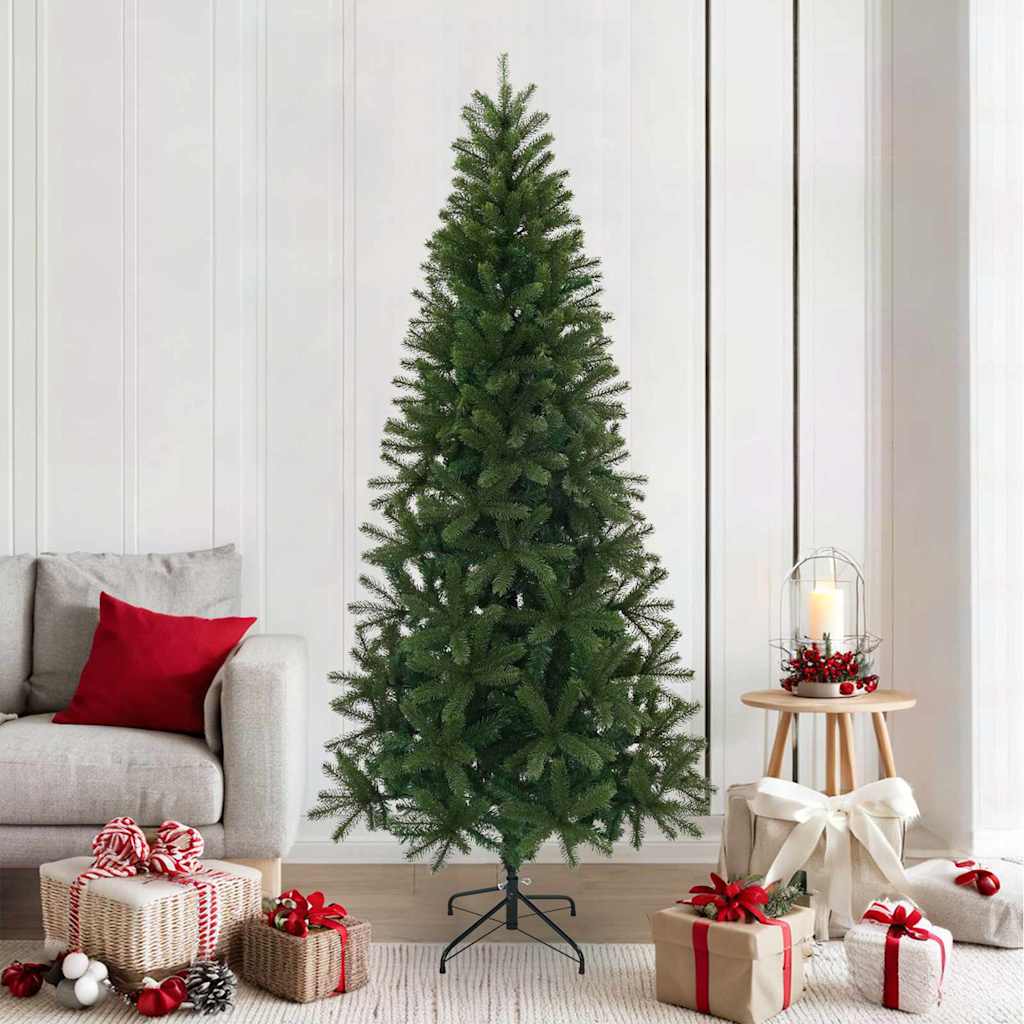 vidaXL Künstlicher Weihnachtsbaum Grün 75 cm PVC, PE und Stahl