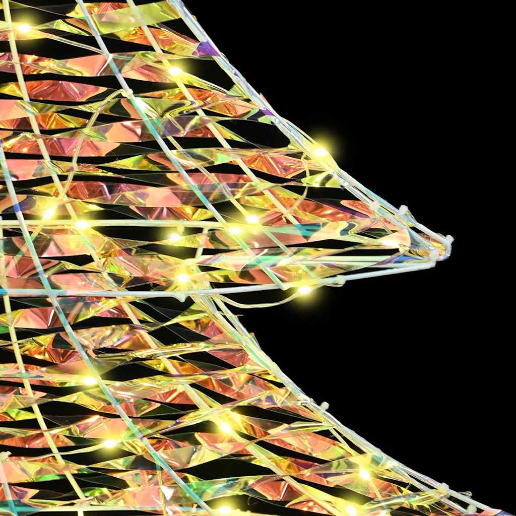 vidaXL Weihnachtsbaum mit 120 LEDs Warmweiß 120 cm PET