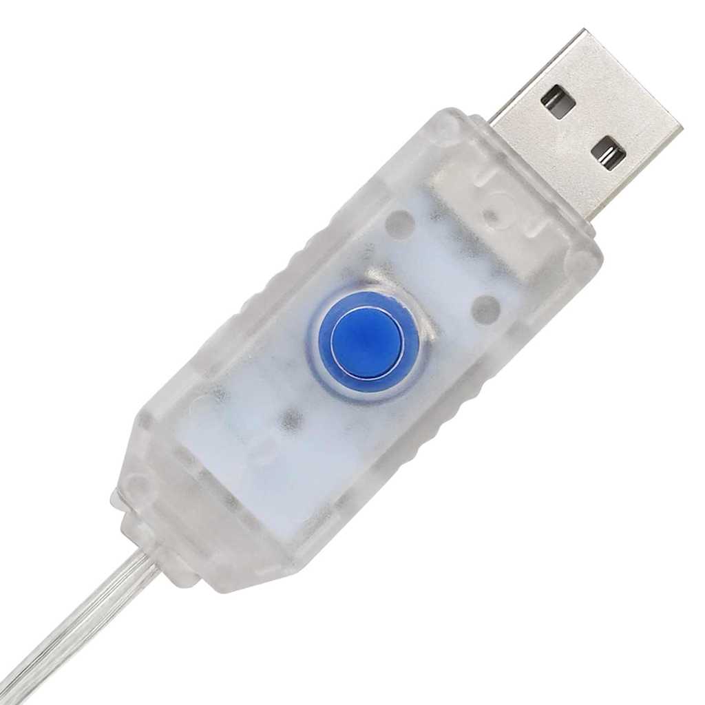 vidaXL Weihnachtsbaum mit 90 LEDs 3 pcs Warmweiß 20 x 20 x 80 cm Acryl