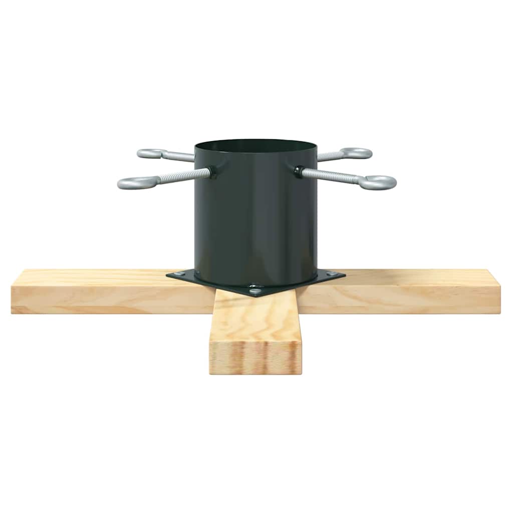 vidaXL Weihnachtsbaumständer Grün 50 x 50 x 16 cm Massives Kiefernholz