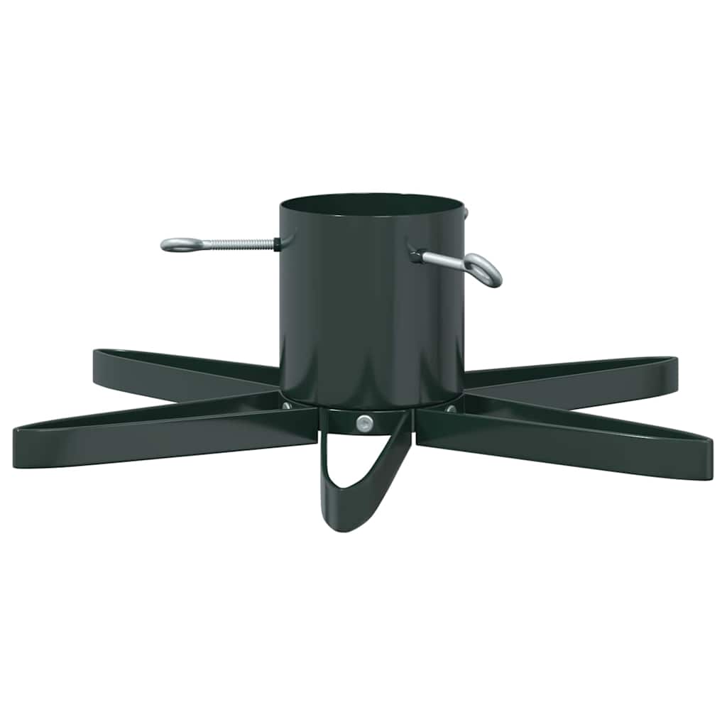 vidaXL Weihnachtsbaumständer 1.73 Grün 49 x 49 x 15,5 cm Stahl