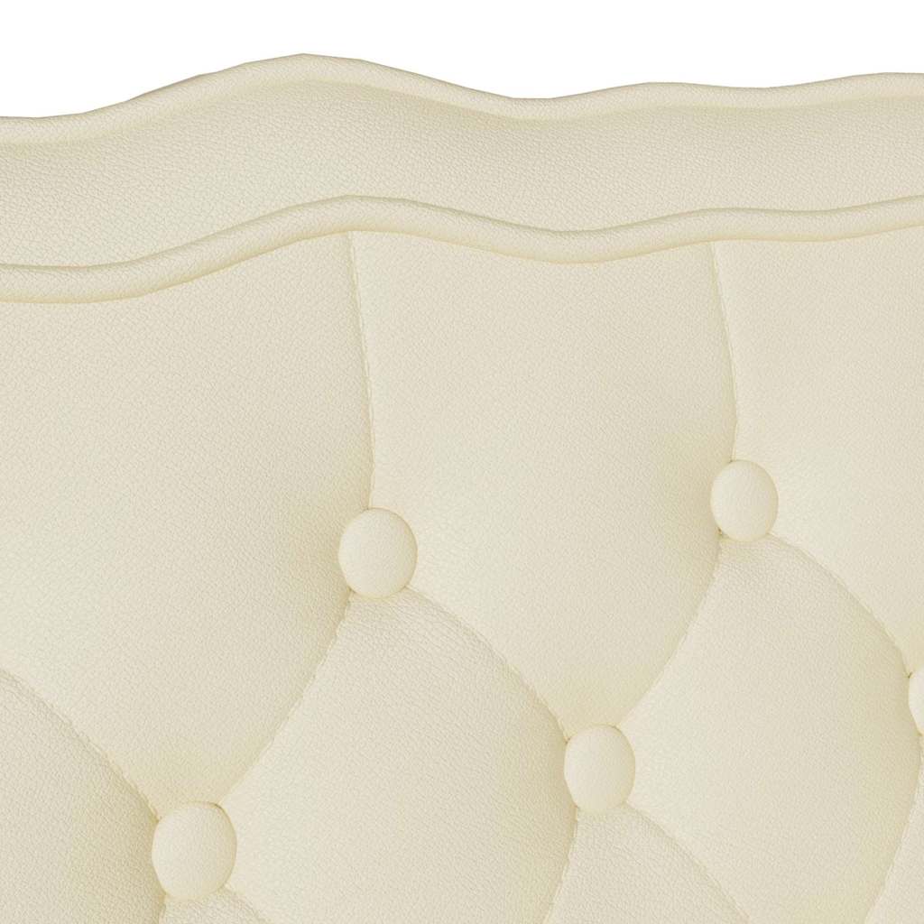 vidaXL Bank Creme 119,5 x 64,5 x 75 cm Kunstleder