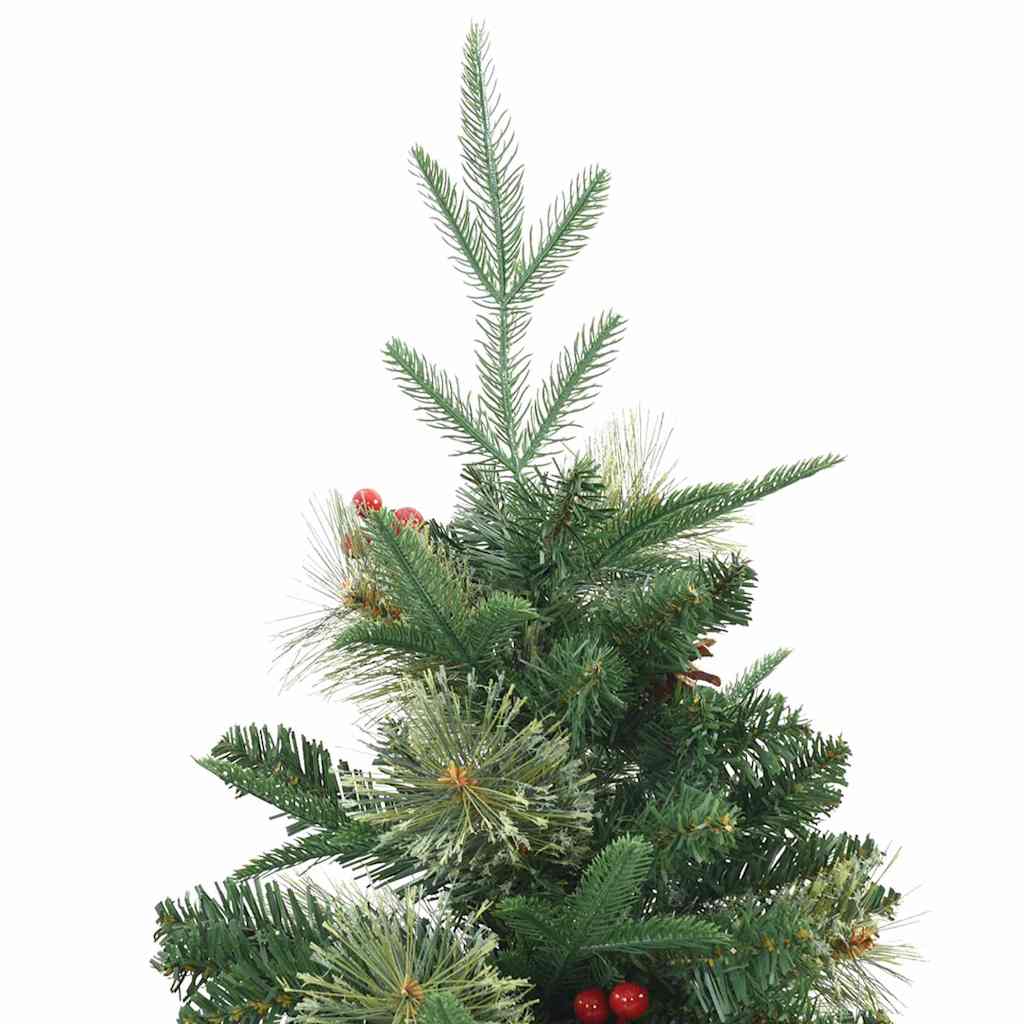 vidaXL Künstlicher klappbarer Weihnachtsbaum mit Ständer Grün 120 cm