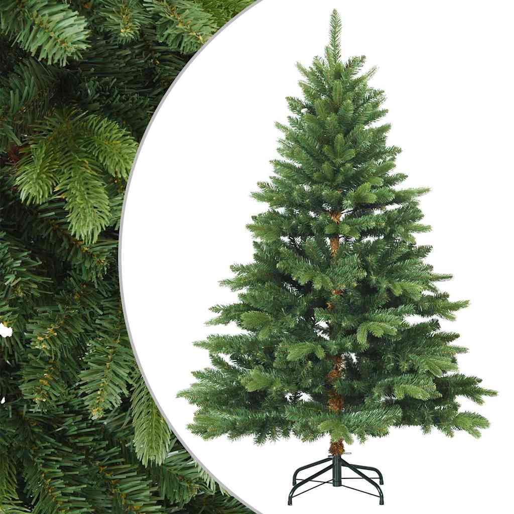 vidaXL Künstlicher klappbarer Weihnachtsbaum mit Ständer Grün 120 cm