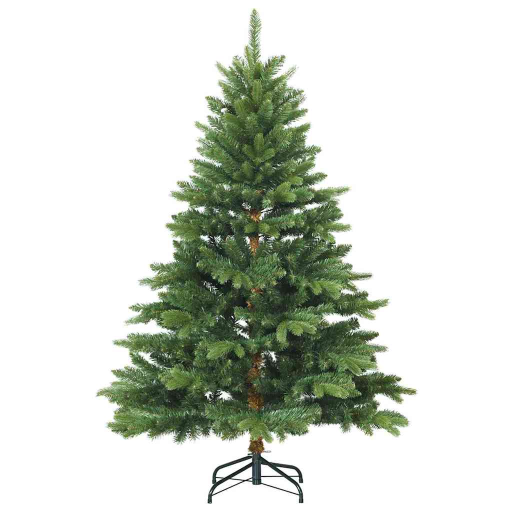 vidaXL Künstlicher klappbarer Weihnachtsbaum mit Ständer Grün 120 cm