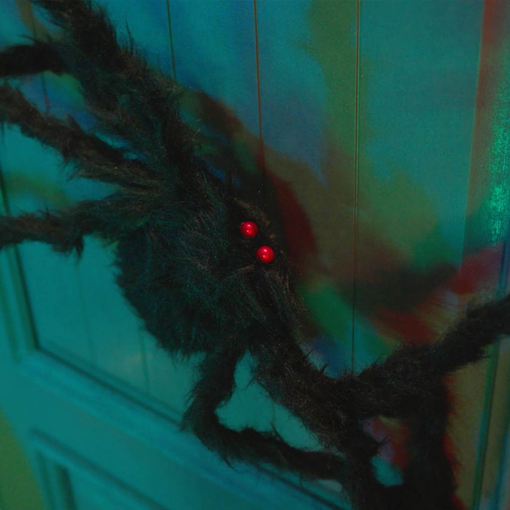 vidaXL Halloween Spinnen Dekoration 3 pcs Schwarz 200 cm