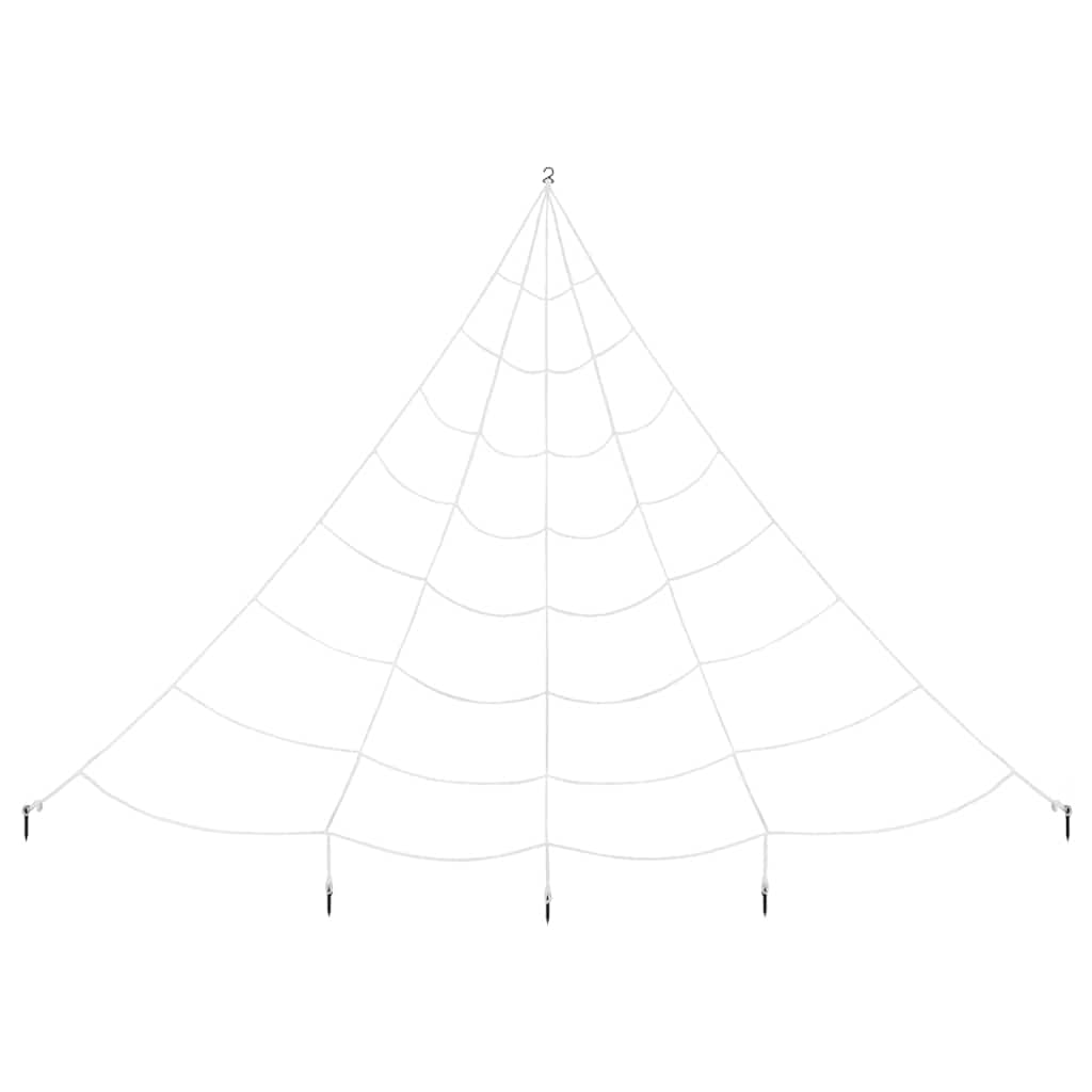 vidaXL Halloween-Spinnendekoration mit Netzen 2 pcs Schwarz und Weiß
