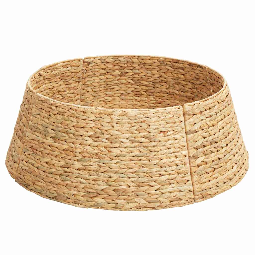 vidaXL Weihnachtsbaumkragen Braun 60 x 60 x 22 cm Wasserhyazinthe