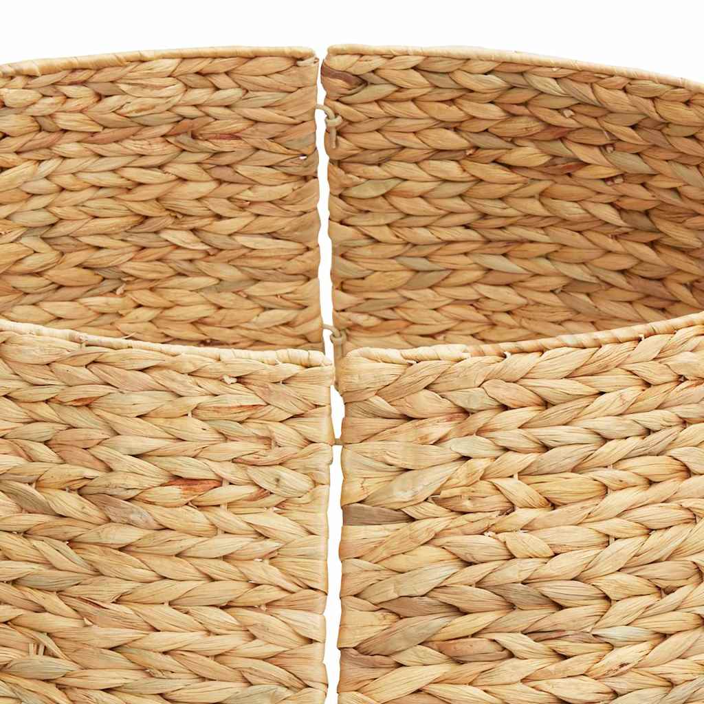 vidaXL Weihnachtsbaumkragen Braun 60 x 60 x 22 cm Wasserhyazinthe