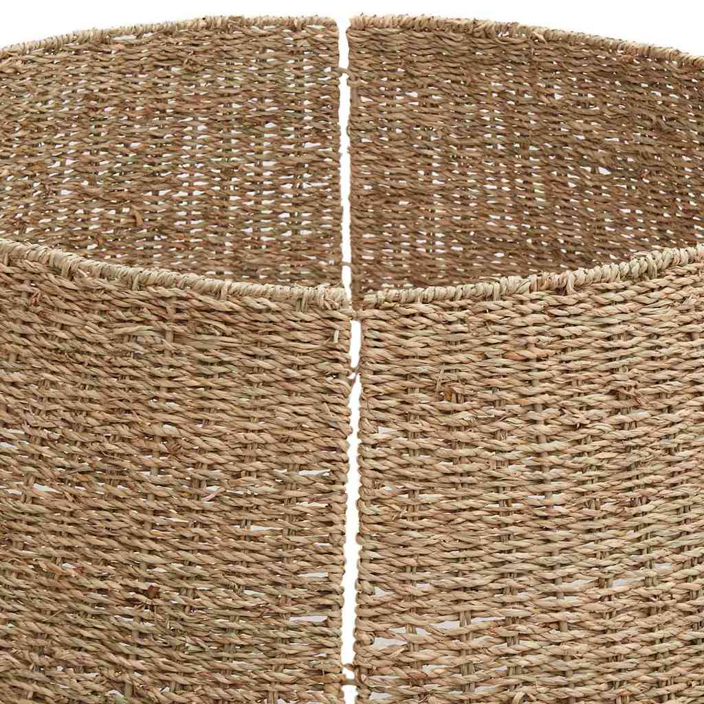 vidaXL Weihnachtsbaumkragen Braun 90 x 90 x 28 cm das Seegras