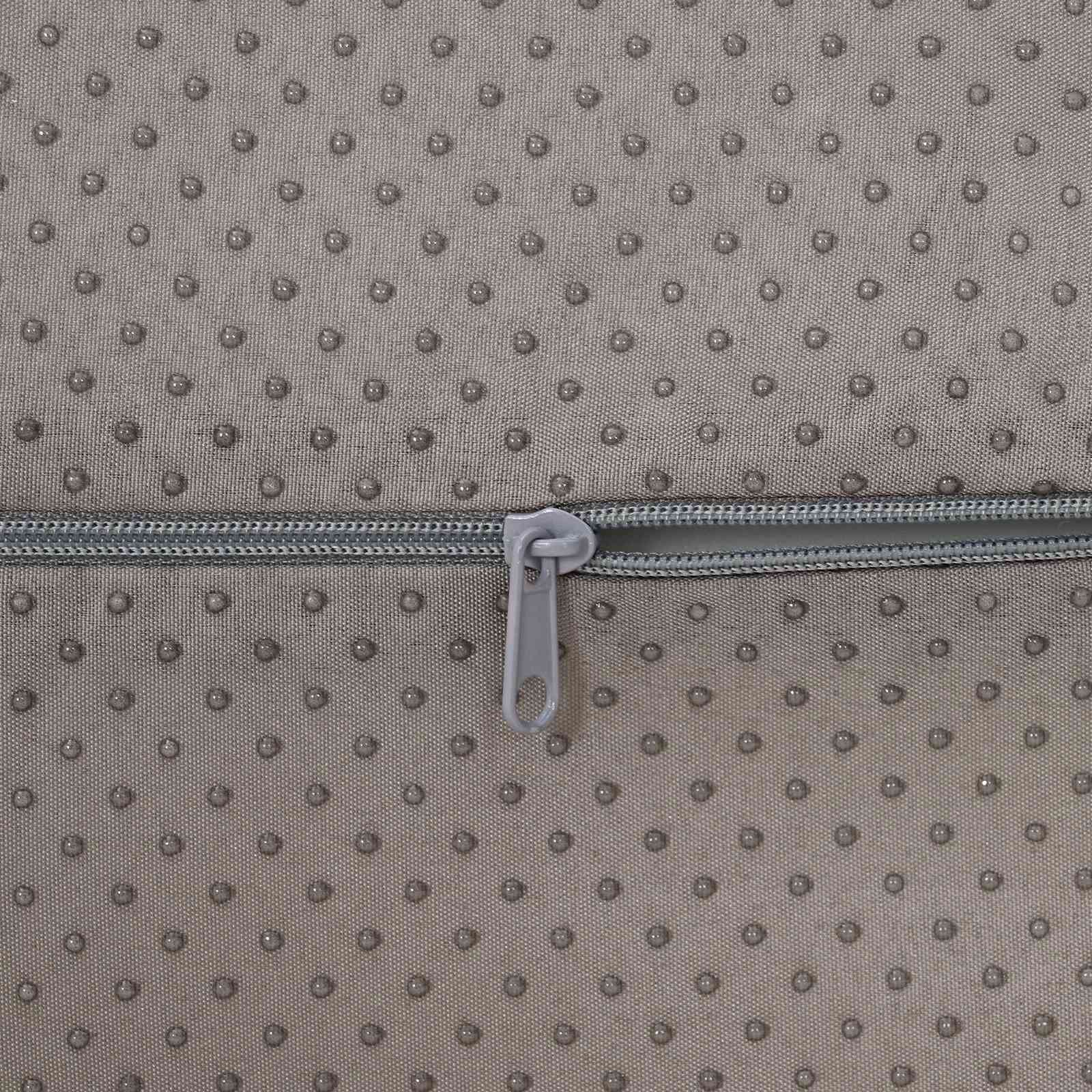 vidaXL Fußstützenkissen Uni Grau