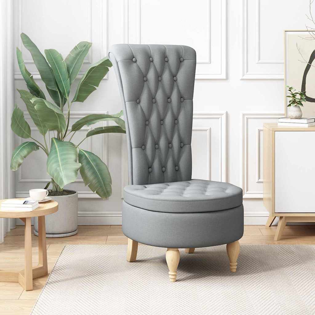 vidaXL Schlafsessel Hellgrau 56,5 x 70 x 110 cm Stoff