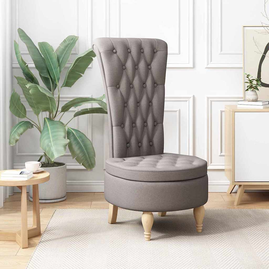 vidaXL Schlafsessel Hellgrau 56,5 x 70 x 110 cm Stoff