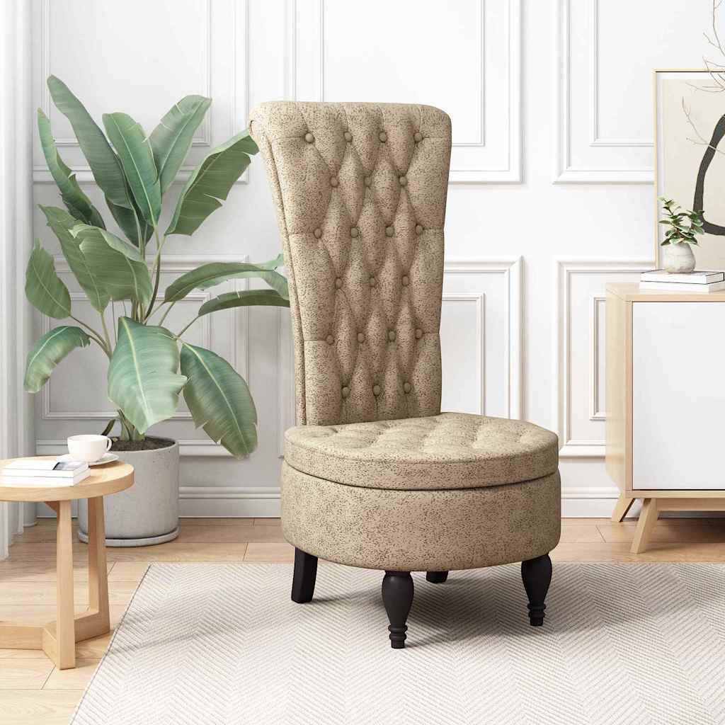 vidaXL Schlafsessel Braun 56,5 x 70 x 110 cm Kunstwildleder