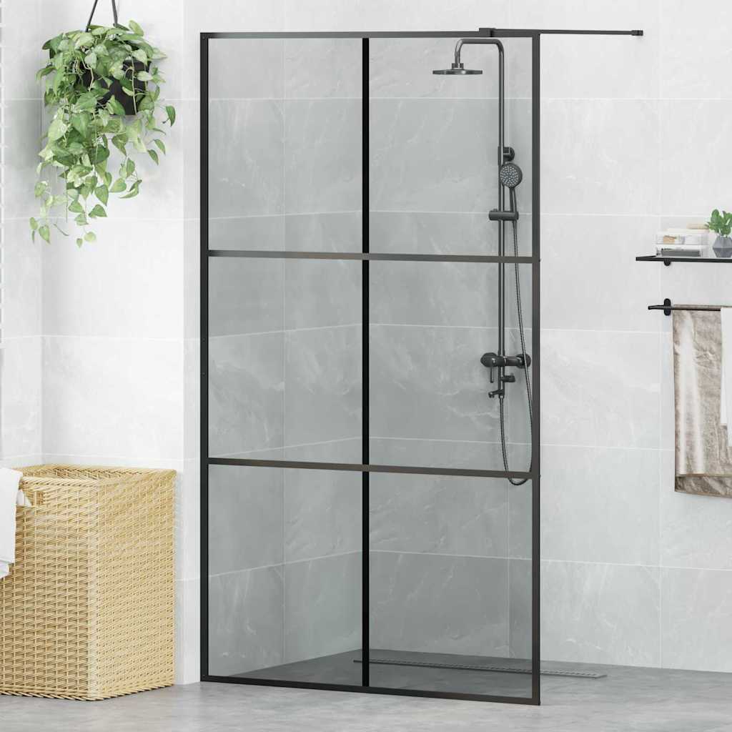 vidaXL Duschwand für Begehbare Dusche mit Klarem ESG Glas 80x195 cm