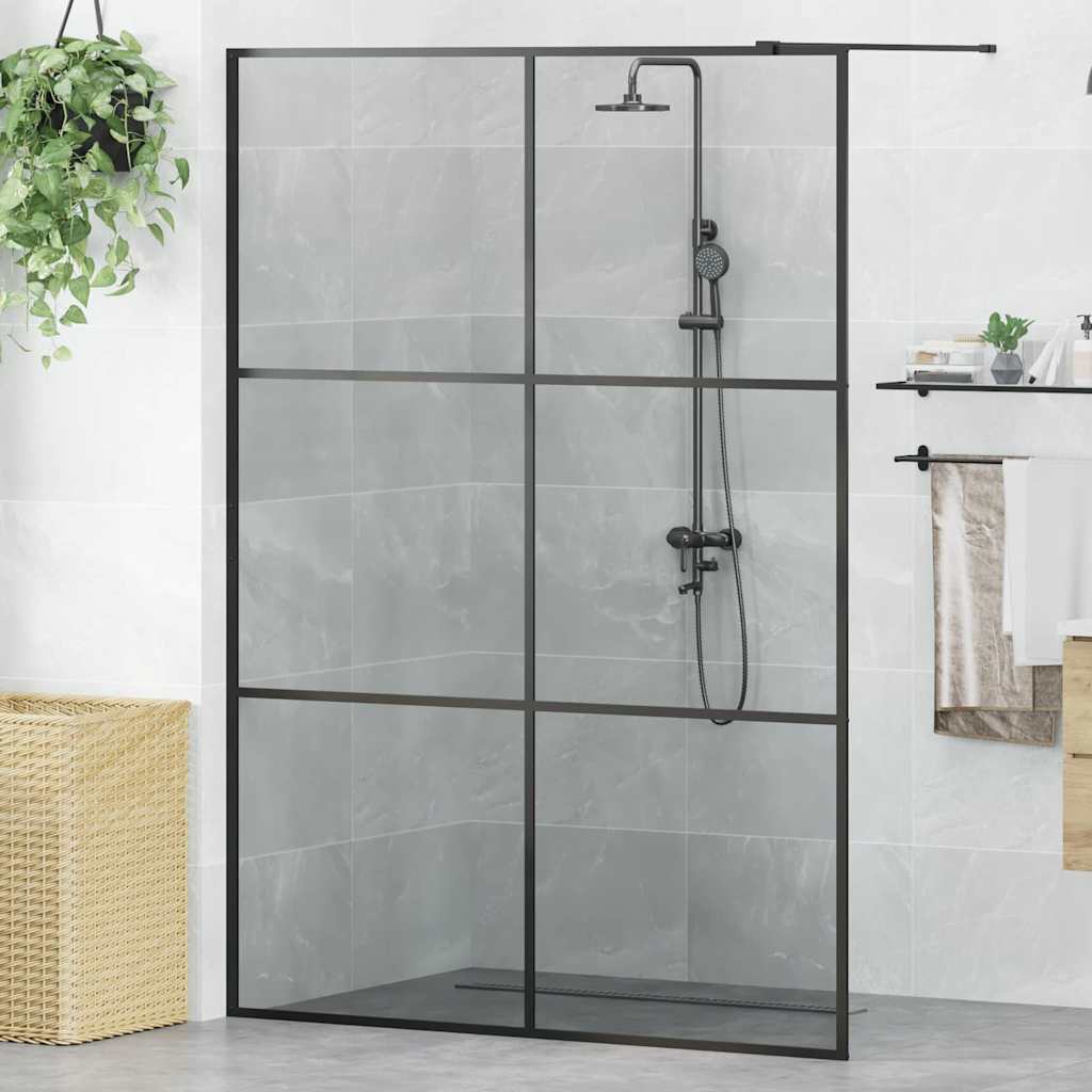 vidaXL Duschwand für Begehbare Dusche mit Klarem ESG Glas 80x195 cm