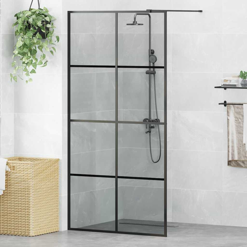 vidaXL Duschwand für Begehbare Dusche mit Klarem ESG Glas 80x195 cm