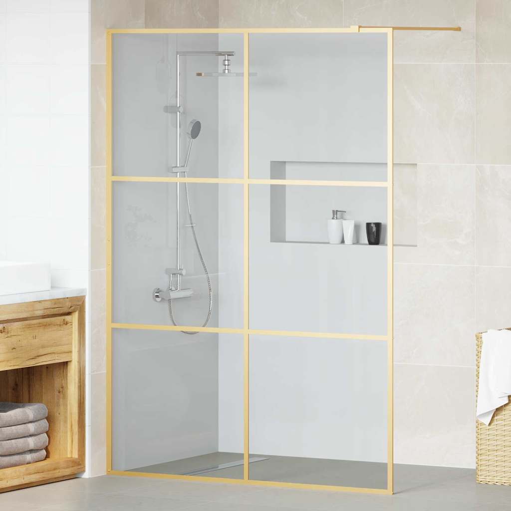 vidaXL Duschwand für Begehbare Dusche mit Klarem ESG Glas 80x195 cm