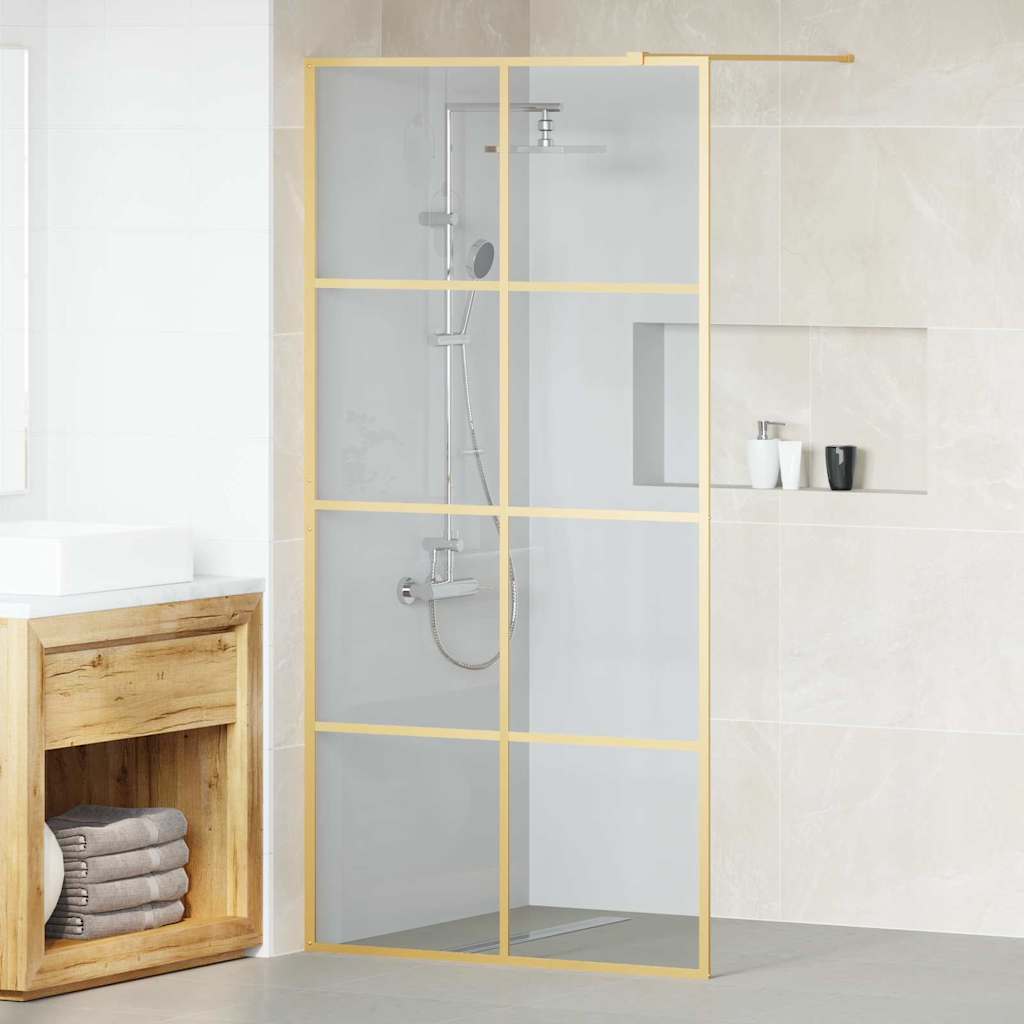 vidaXL Duschwand für Begehbare Dusche mit Klarem ESG Glas 80x195 cm