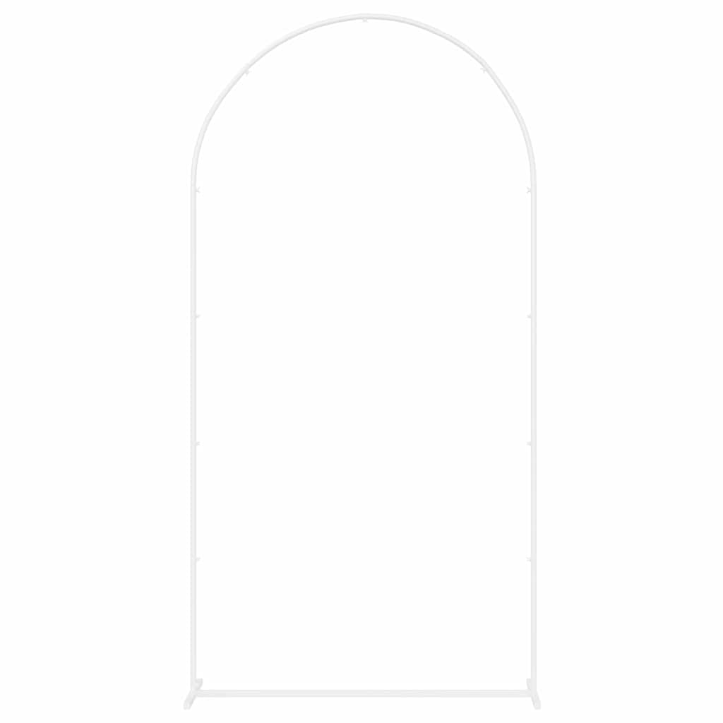 vidaXL Hochzeitsbogen Weiß 100 x 39 x 200 cm Stahl