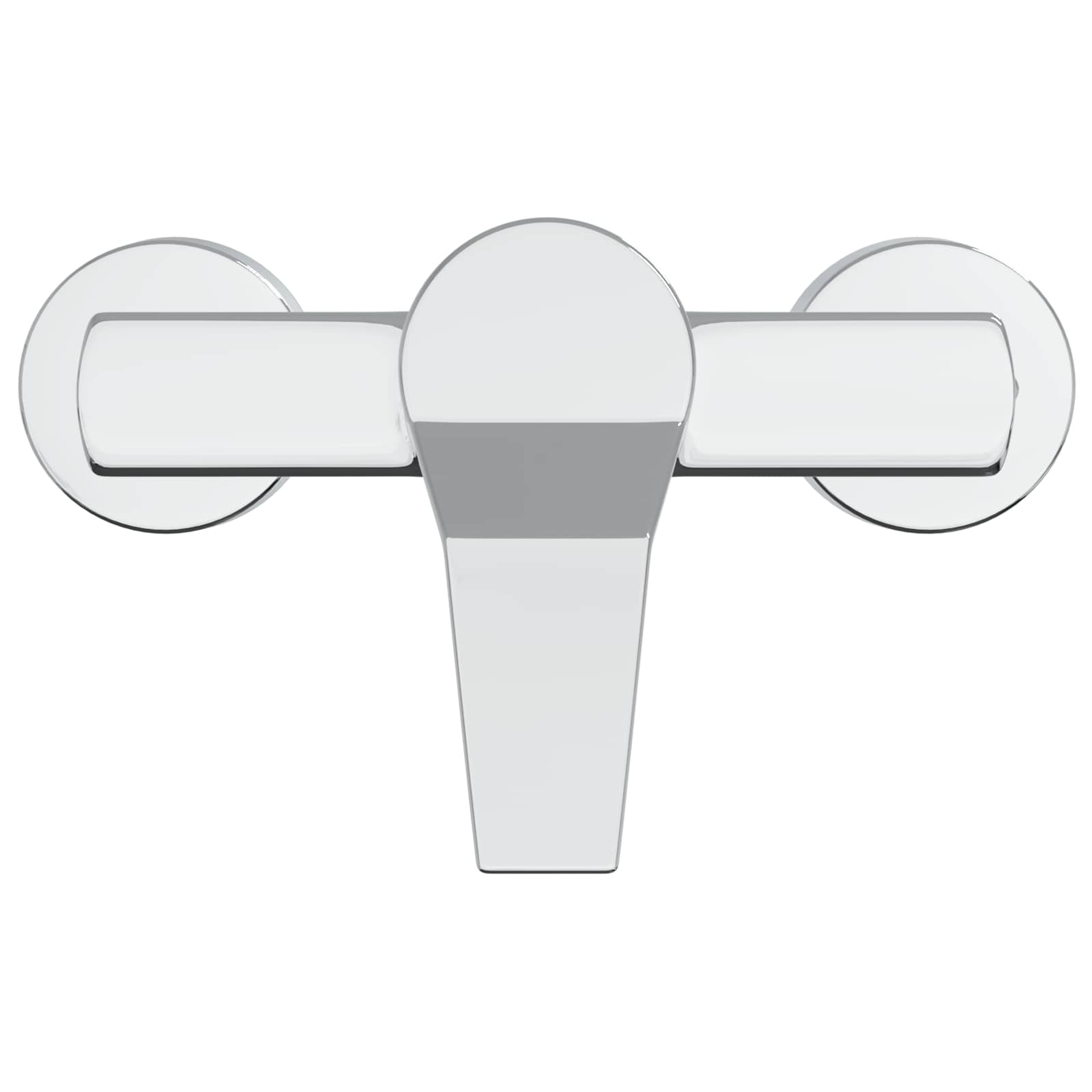 vidaXL Duschmischer Chrom G 1 / 2 Zoll Messing