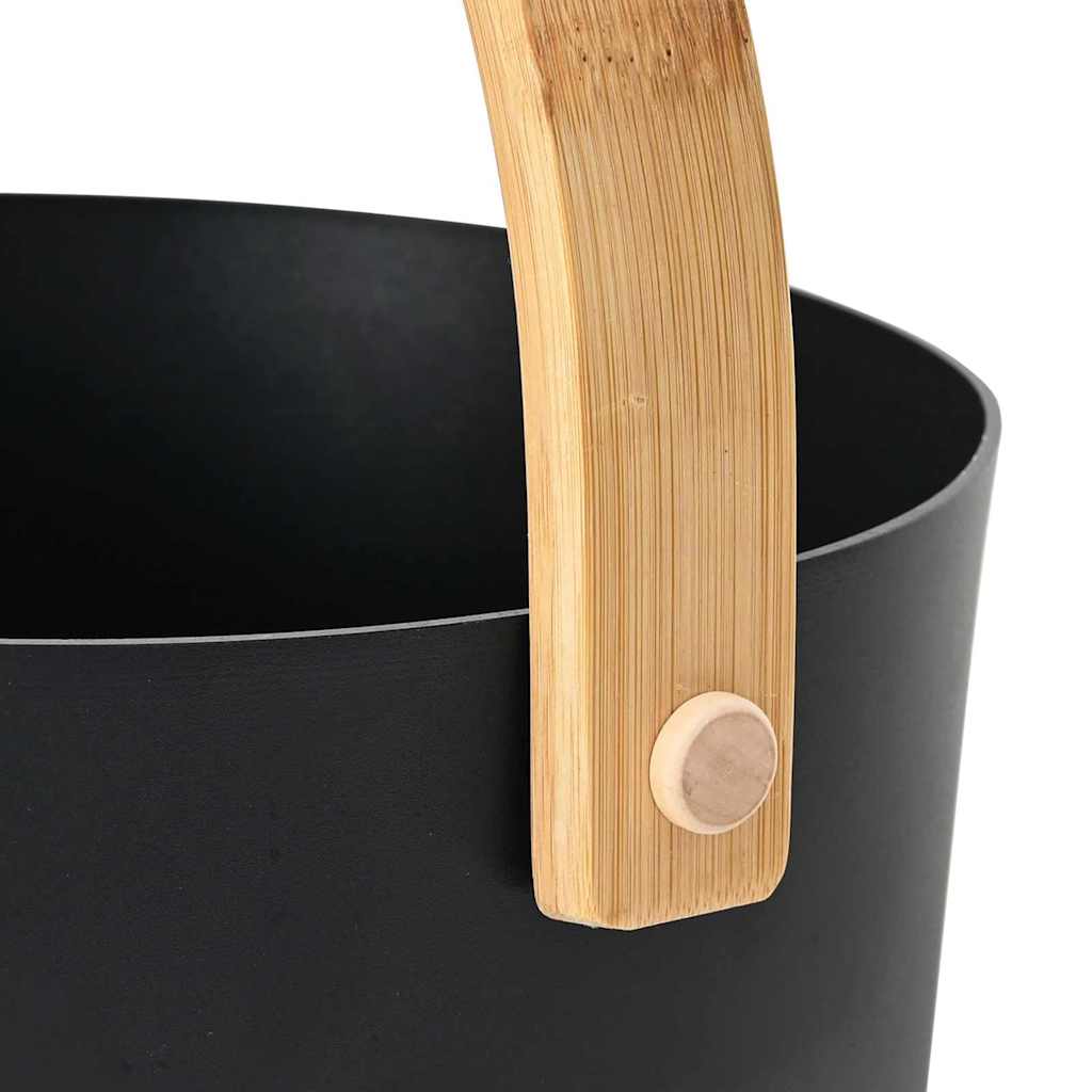 vidaXL Sauna Zubehör Set 2 pcs Schwarz