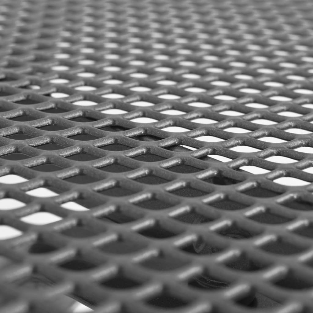 vidaXL Gartentisch 90x90x72 cm Stahlgeflecht