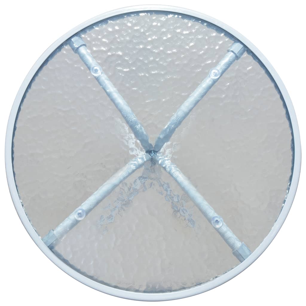 vidaXL Bistrotisch Grau 50x71 cm Stahl