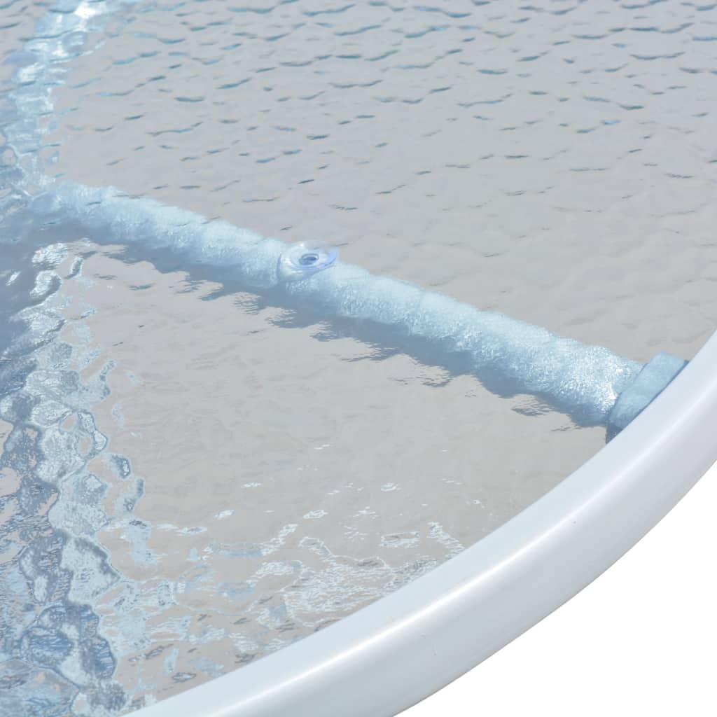 vidaXL Bistrotisch Grau 50x71 cm Stahl