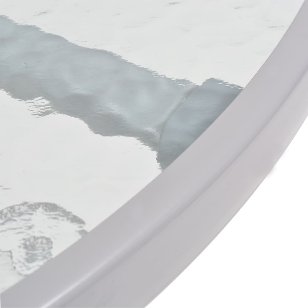 vidaXL 6-tlg. Garten-Essgruppe Stahl und Textilene Grau