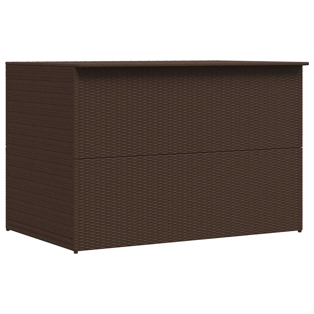 vidaXL Garden-Auflagenbox Schwarz 150x100x100 cm Poly Rattan