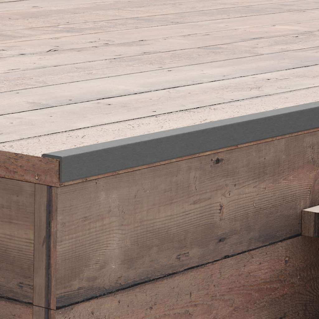 vidaXL 5 Stk. Verkleidungswinkel Verkleidungen Aluminium 170 cm Silber