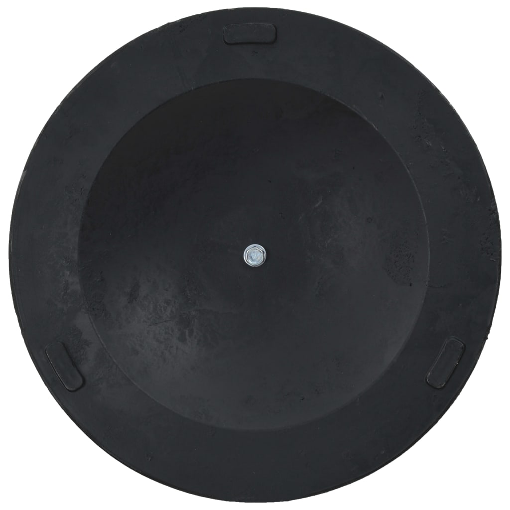 vidaXL Sonnenschirmfuß Rund 13 kg Bronze Polyharz