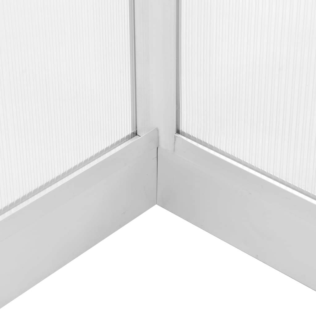 vidaXL Gewächshaus Aluminium 302x190x195 cm 11,19 m³
