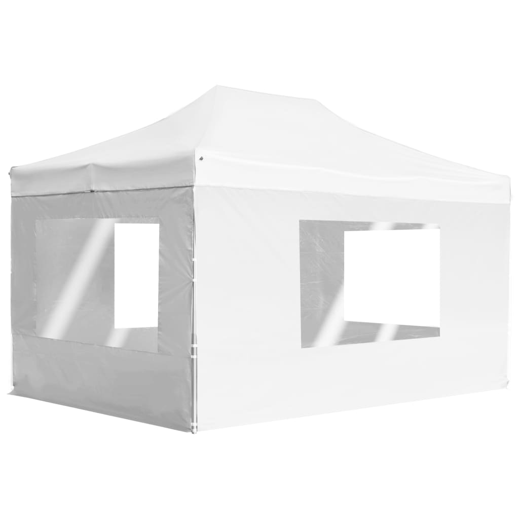 vidaXL Profi-Partyzelt Faltbar mit Wänden Aluminium 3x3 m Creme