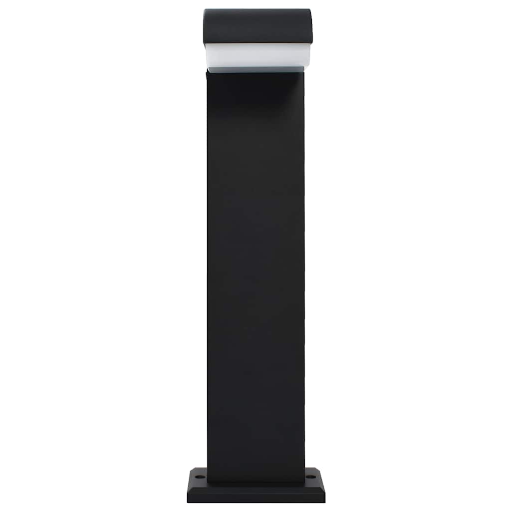 vidaXL Gartenleuchte LED 9 W Schwarz Oval