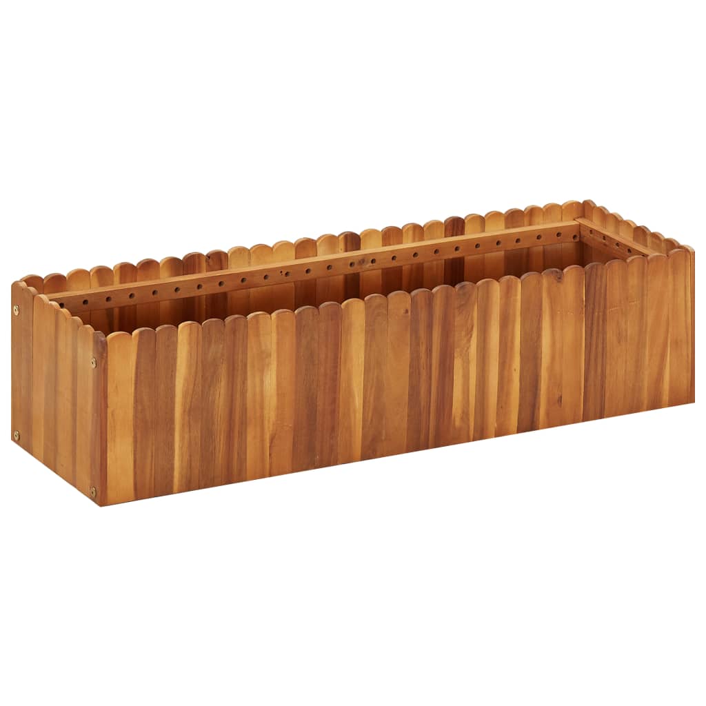 vidaXL Garten-Hochbeet 50 x 30 x 25 cm Massivholz Akazie