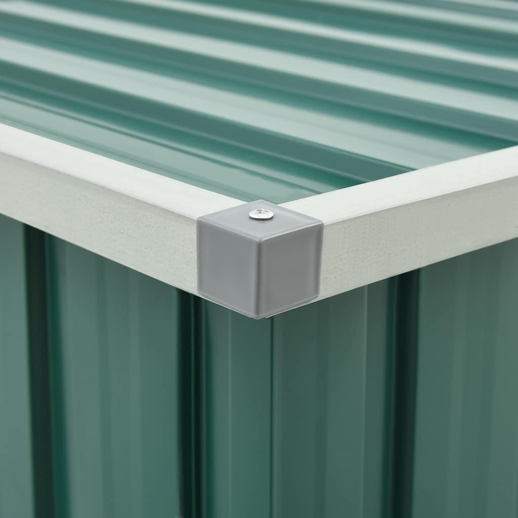 vidaXL Garten-Aufbewahrungsbox Grün 109 x 67 x 65 cm