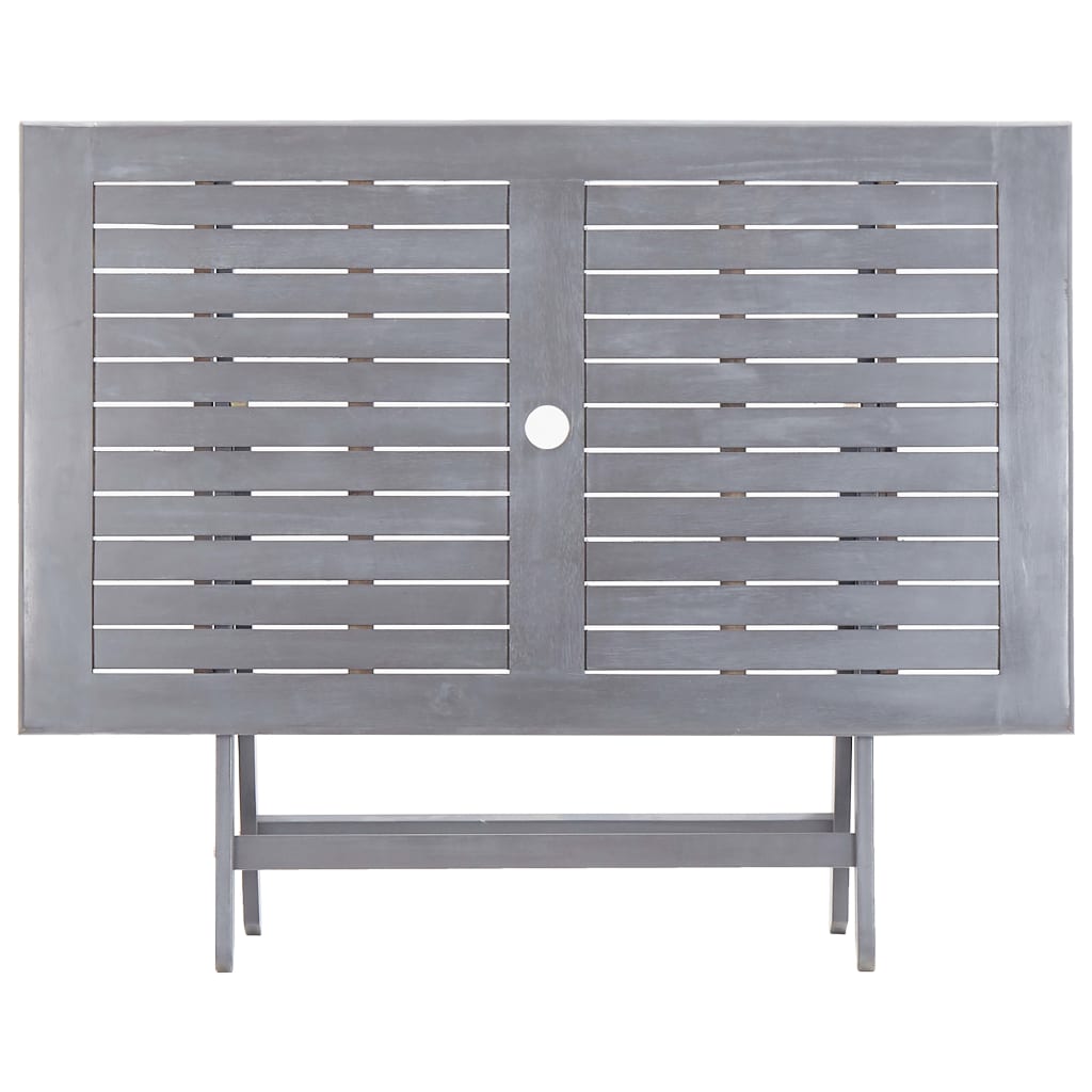 vidaXL Klappbarer Gartentisch 120 x 70 x 75 cm Massivholz Akazie