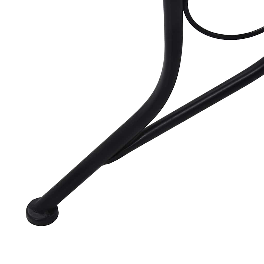 vidaXL Mosaik-Bistrotisch Grau 60 cm Keramik